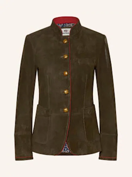 Meindl Skórzana Kurtka Ludowa Typu Janker Zermatt gruen