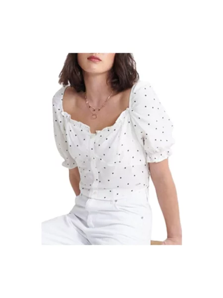 Bluzka Superdry biała