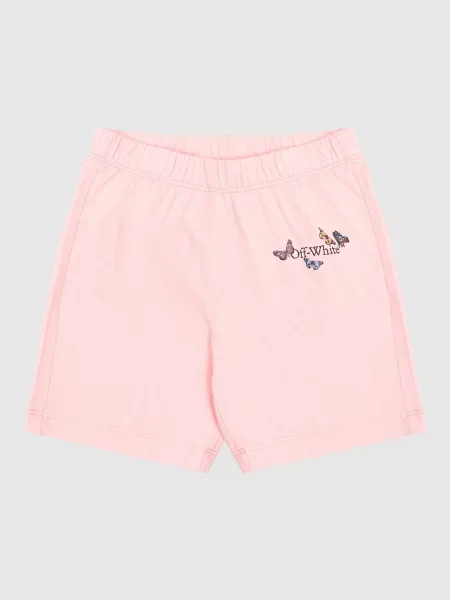 Дитячі шорти Вutterfly Off-white рожеві