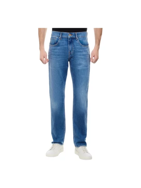 Jeansy 7 For All Mankind niebieskie