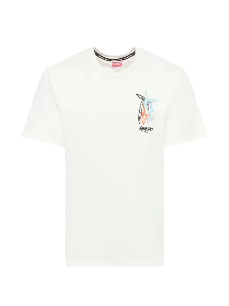 Tricou Kenzo cu imagine alb