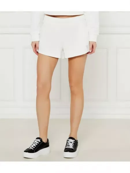 GUESS ACTIVE Pantaloni scurți PRIMULA alb