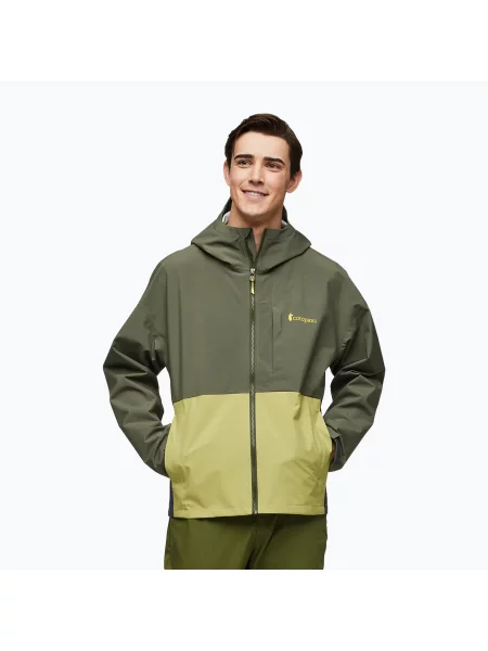 Kurtka przeciwdeszczowa Cotopaxi Cielo Rain Jacket fatigue/lemongrass zielona