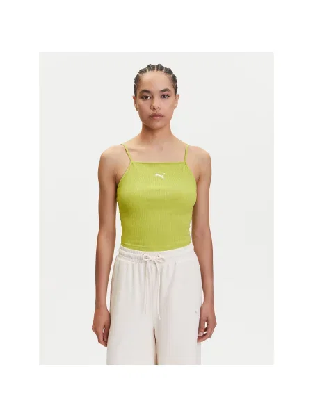 Puma Top Ess Slim Fit zelena