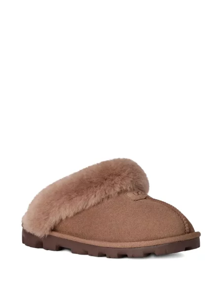 Papuci de casă Ugg fără toc maro