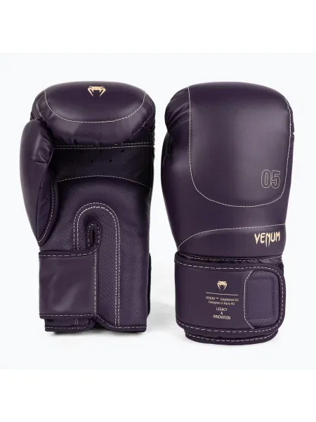 Mănuși de box Venum Impact Evo pentru bărbați închis violet