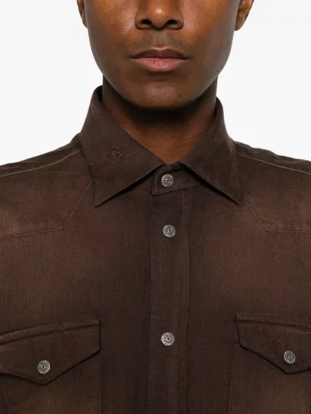 Cămașă Sartorio Napoli maro