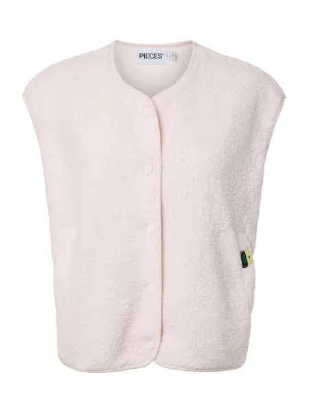 PIECES Vestă PCKATTY' roz