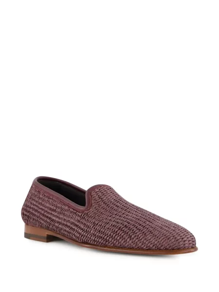 Pantofi loafer Manolo Blahnik roșu