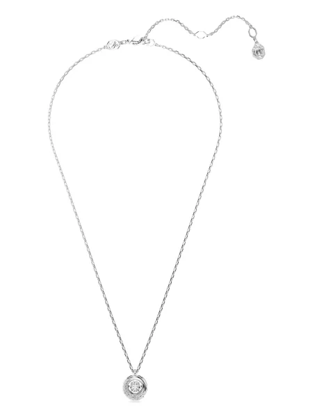 Colier Swarovski de cristal argintiu