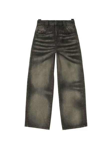 Blugi cu picior larg Diesel negru