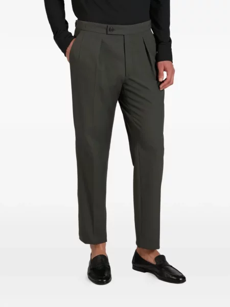 Pantaloni Incotex conici verde