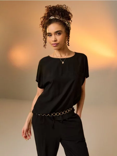 Блузка чорний