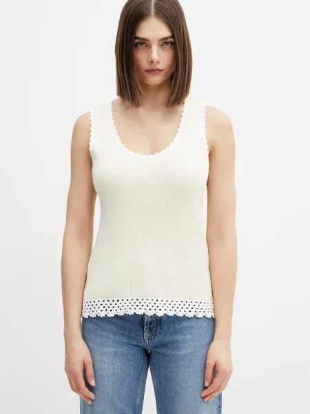 Wales Bonner Alice top cu pentru femei