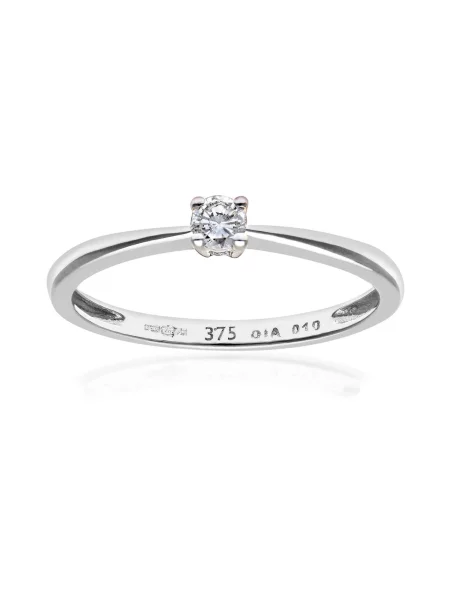 DIAMANT LETERNEL Prsten Ring aus Weißgold mit Karat Diamant srebro