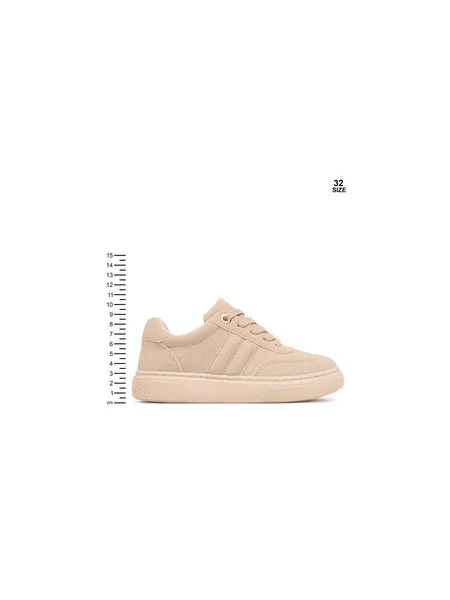 Sneakersy Tommy Hilfiger Low Cut Lace-Up Sneaker S Svetlo béžová