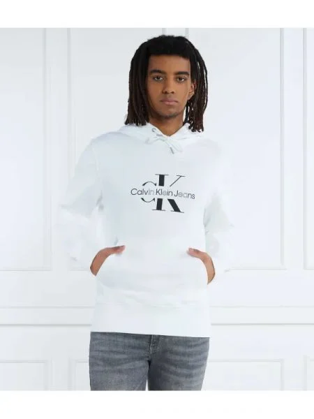 Geacă Calvin Klein Jeans alb
