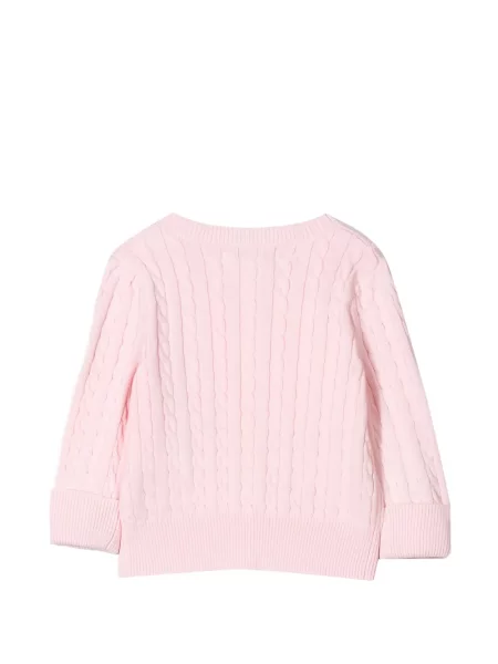 Kardigan dziecięcy Polo Ralph Lauren różowy
