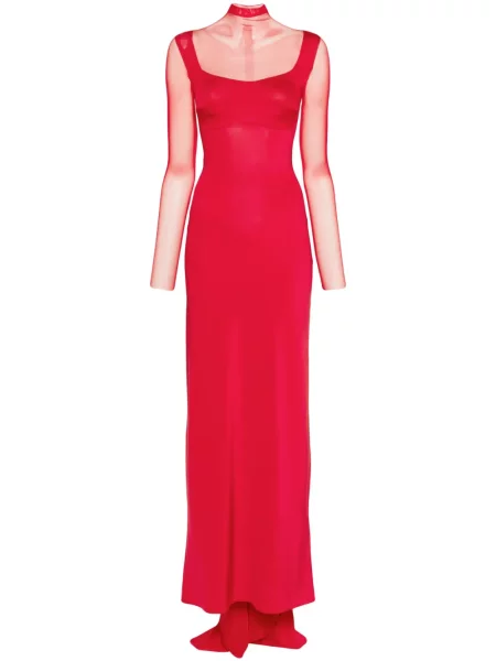 Rochie Atu Body Couture transparente roșu