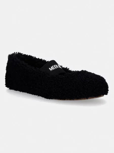 Moon Boot baleriny MB SHEARLING BALLERINA czarne