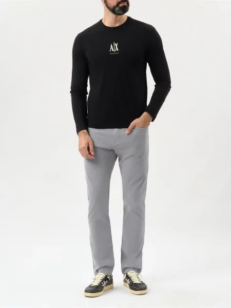 Лонгслив Armani Exchange черный