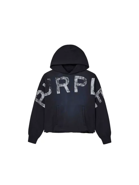 Mikina s kapucňou Purple Brand čierna