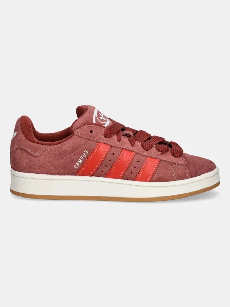 Sneakersy Adidas Originals zamszowe bordowe