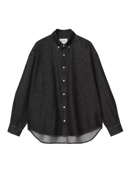 Carhartt WIP Cămașă Lucas' negru