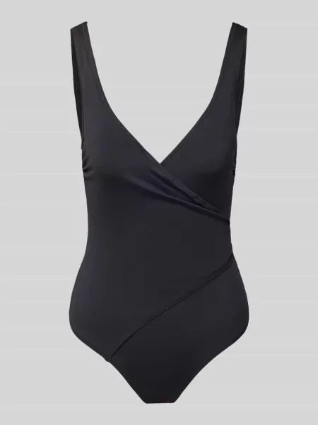 Strój kąpielowy w stylu kopertowym Magic Bodyfashion czarny