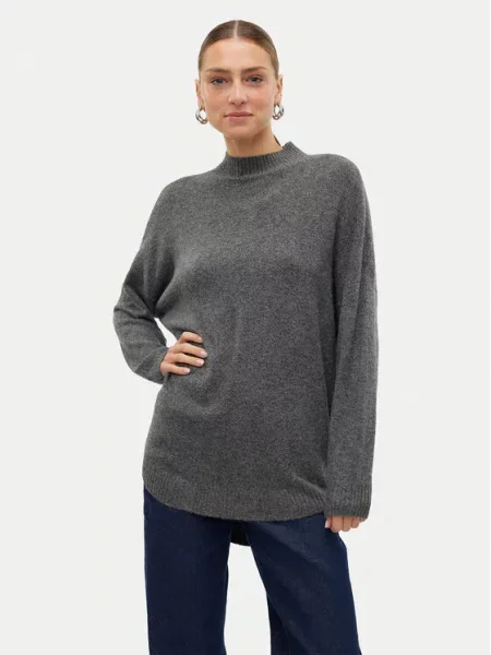 VERO MODA Megztinis VMPlaza tamsiai pilka