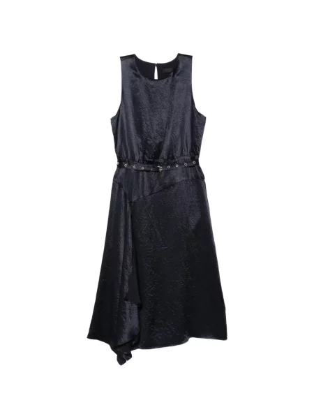 Rochie midi Liu Jo asimetrică până la genunchi de costum albastru