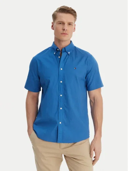 Tommy Hilfiger Cămașă Flex albastru