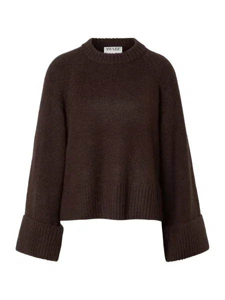VERO MODA Pulover AWNovah amestecat maro
