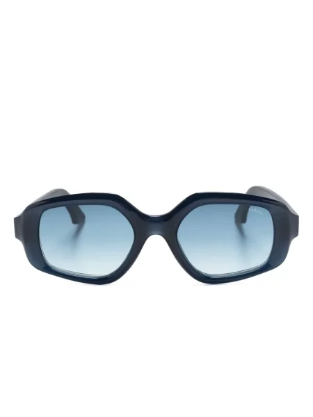 Ochelari de soare Lapima cu imprimeu geometric albastru