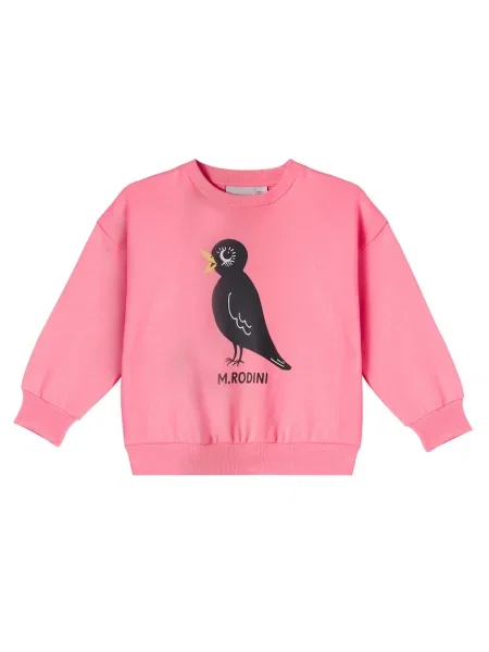 Gyerek melegítő felső Mini Rodini rózsaszín