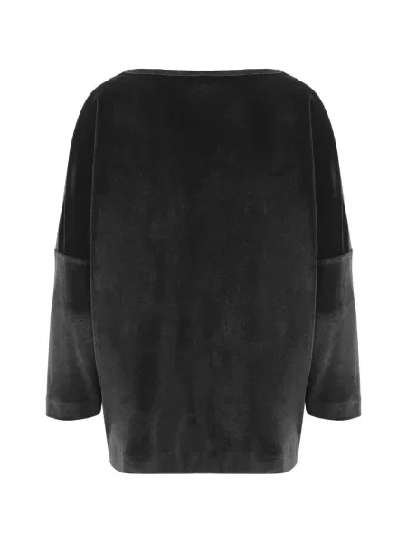 Pulover F.it de catifea negru