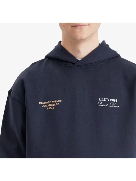 Bluza z kapturem Club 1984 granatowa