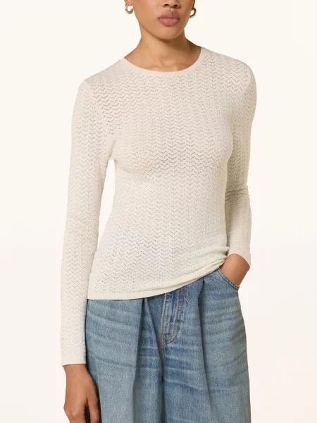 Selected Femme Sweter beige beżowy