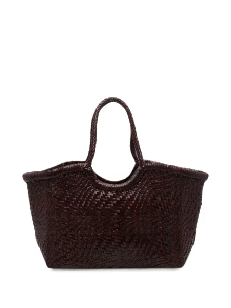 Geantă shopper Dragon Diffusion din piele maro