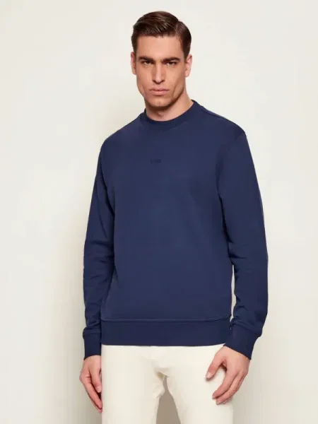 BOSS ORANGE Hanorac WeSmallcrew | Comfort fit portocaliu