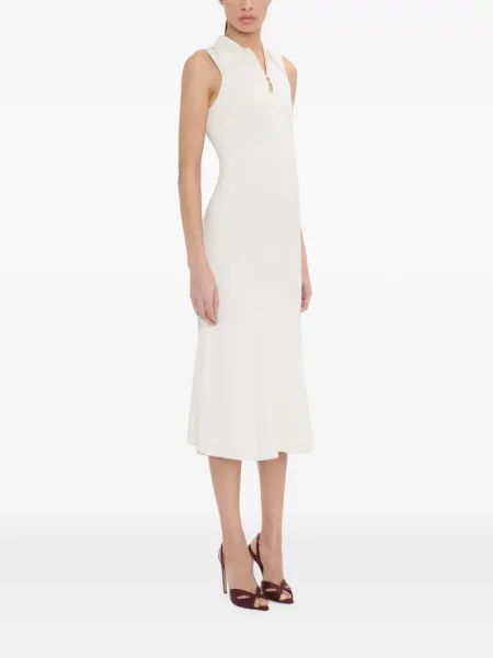 Rochie midi Victoria Beckham alb