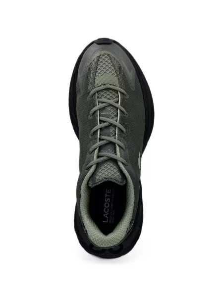 Sneakerși Lacoste plasă cu autograf verde