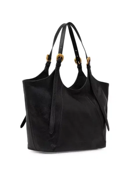 Geantă shopper Twinset cu cataramă negru