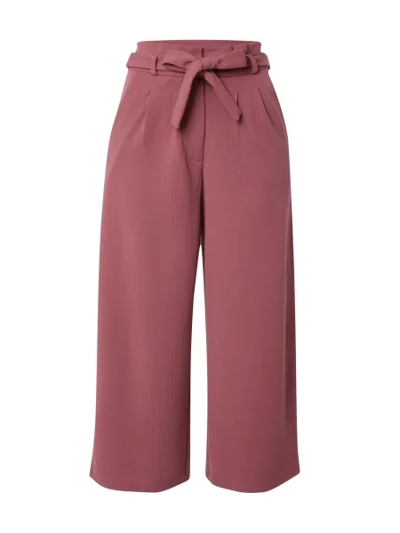 JDY Pantaloni cutați vin roșu