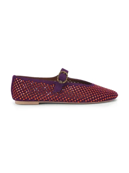 Balerinke iz semiša Kurt Geiger London Mayfair Ballet Flat bordo