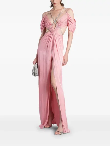 Rochie maxi Costarellos roz