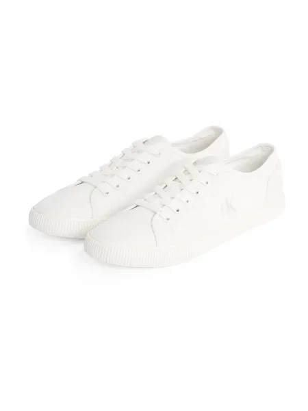 Calvin Klein Jeans Teniși Ess Vulc Low Mg Canvas alb