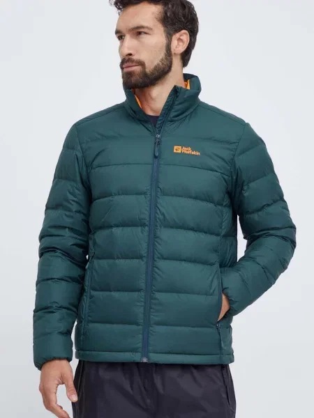 Péřová sportovní bunda Jack Wolfskin Ather zelená
