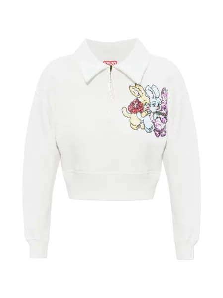 Поло тениска Kenzo бяло