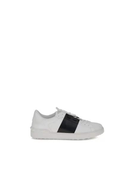 Lniane sneakersy Valentino Garavani białe